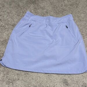 Kate Lord lavender golf mini skort